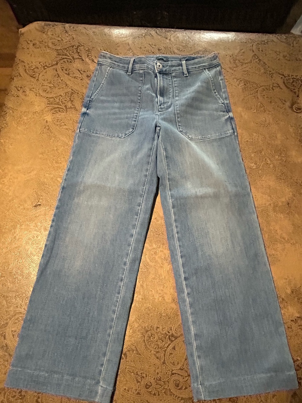 J. Jill Light Blue Wide-Leg Jeans